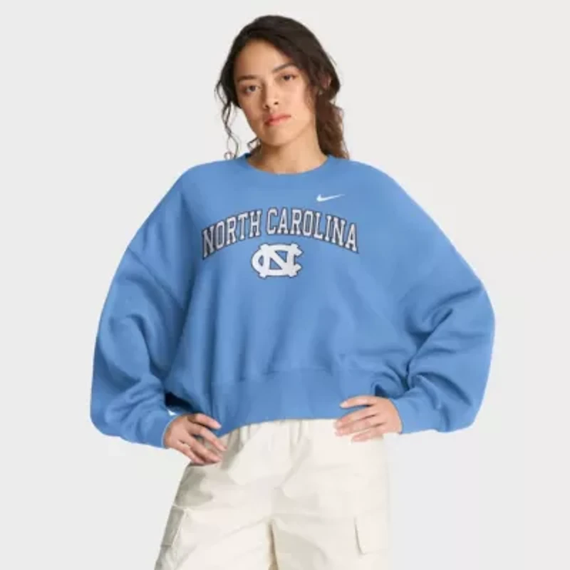 NCAA Nike Carolina North Tar Heels Oversized Phoenix Arch Pullover Sweatshirt