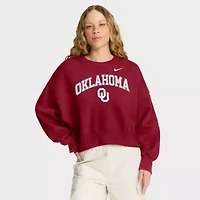 NCAA Nike Oklahoma Sooners Oversized Phoenix Arch Pullover Sweatshirt