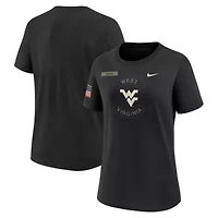 NCAA Nike West Virginia Mountaineers 2025 Military Appreciation Dri-FIT T-Shirt