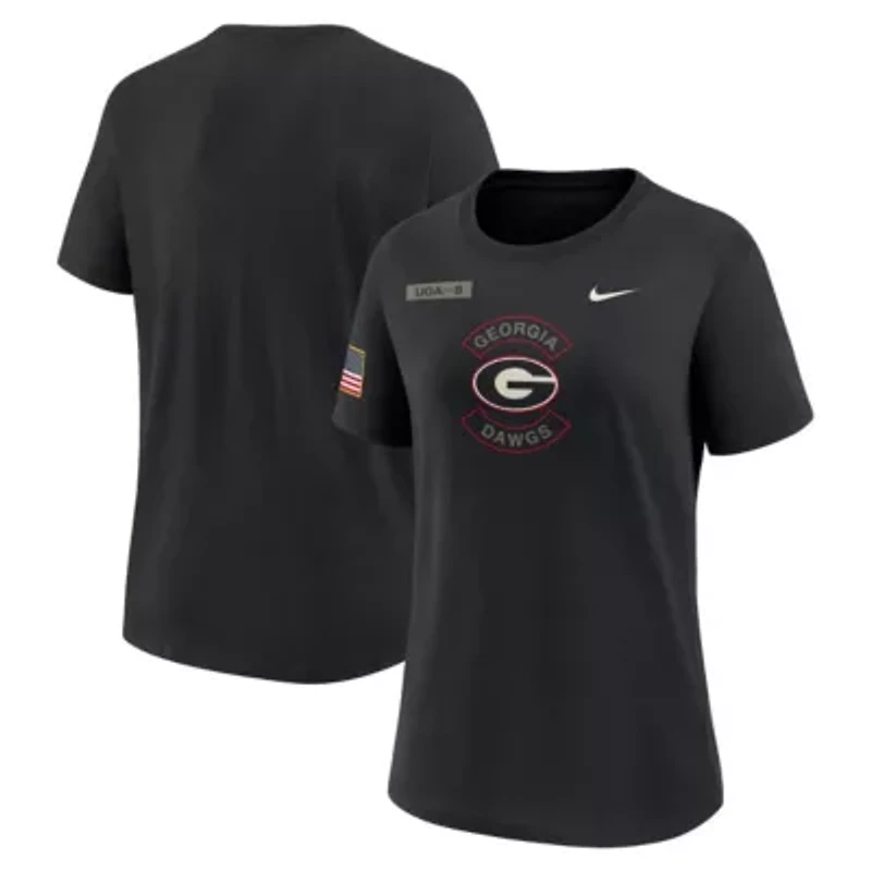 NCAA Nike Georgia Bulldogs 2025 Military Appreciation Dri-FIT T-Shirt