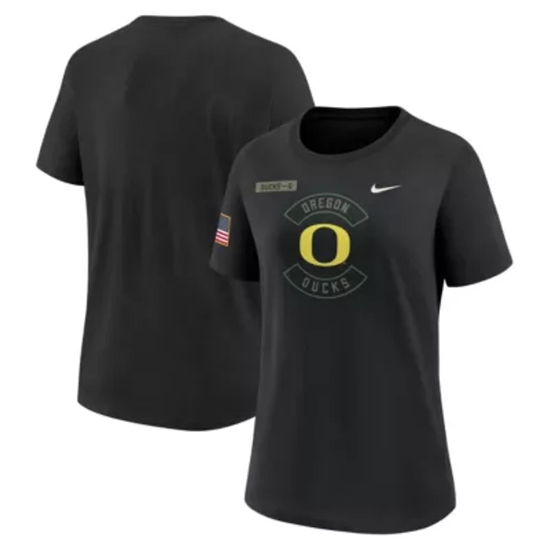 NCAA Nike Oregon Ducks 2025 Military Appreciation Dri-FIT T-Shirt