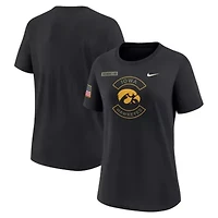 NCAA Nike Iowa Hawkeyes 2025 Military Appreciation Dri-FIT T-Shirt