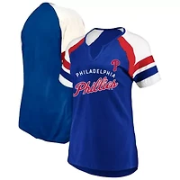 MLB Philadelphia Phillies Arched Notch Neck T-Shirt