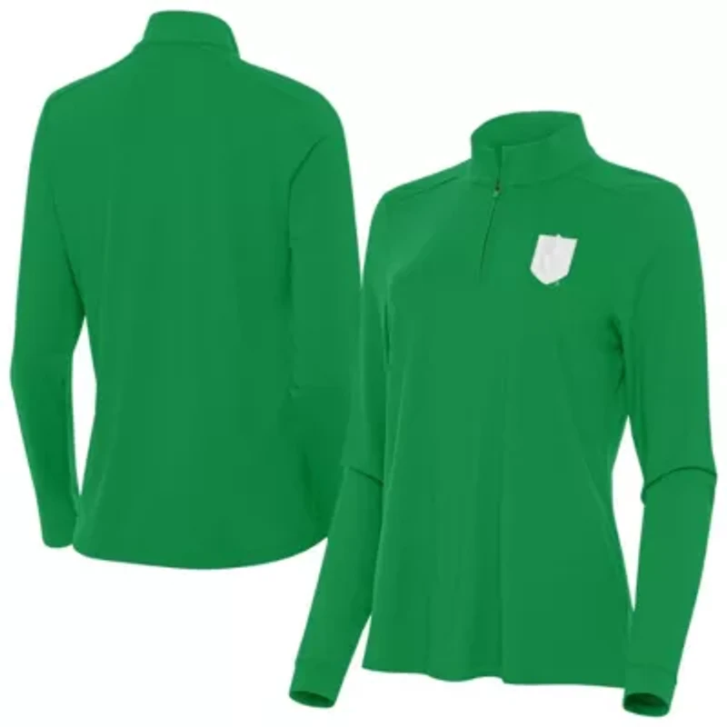 NHL Kelly Vegas Golden Knights St. Patrick's Day Intent Quarter-Zip Performance Pullover