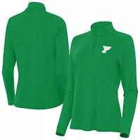 NHL Kelly St. Louis Blues Patrick's Day Intent Quarter-Zip Performance Pullover