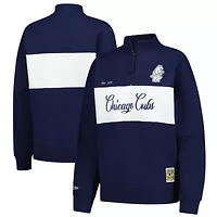 MLB Chicago Cubs Cooperstown Collection Quarter-Zip Pullover Top