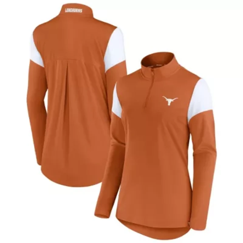 NCAA Fanatics Texas Longhorns Block Party Quarter-Zip Top