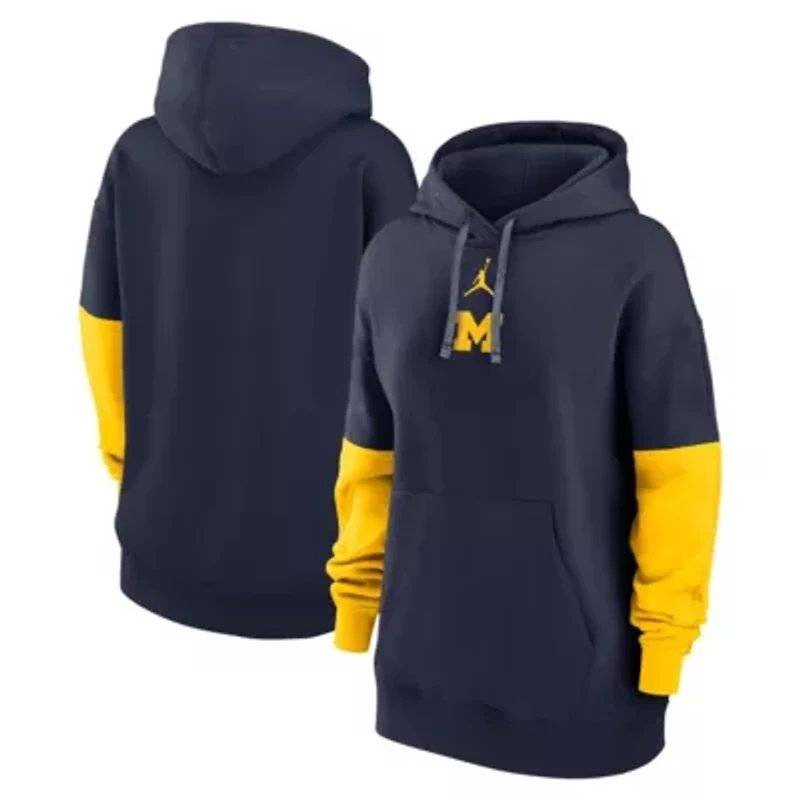 NCAA Nike Michigan Wolverines 2024 Sideline Essential Hoodie