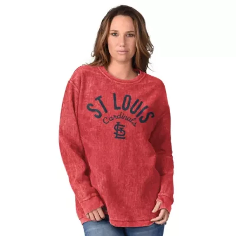 MLB St. Louis Cardinals Comfy Cord Pullover Sweatshirt