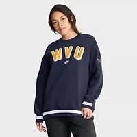 NCAA Nike West Virginia Mountaineers Oversized Legacy Phoenix Sweatshirt