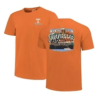 NCAA Tennessee Volunteers Campus Scene Drawing Script T-Shirt
