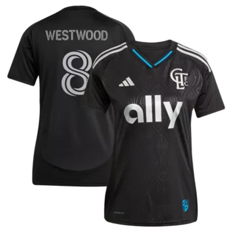 MLS Ashley Westwood Charlotte FC 2025 Fortress Kit Replica Player Jersey