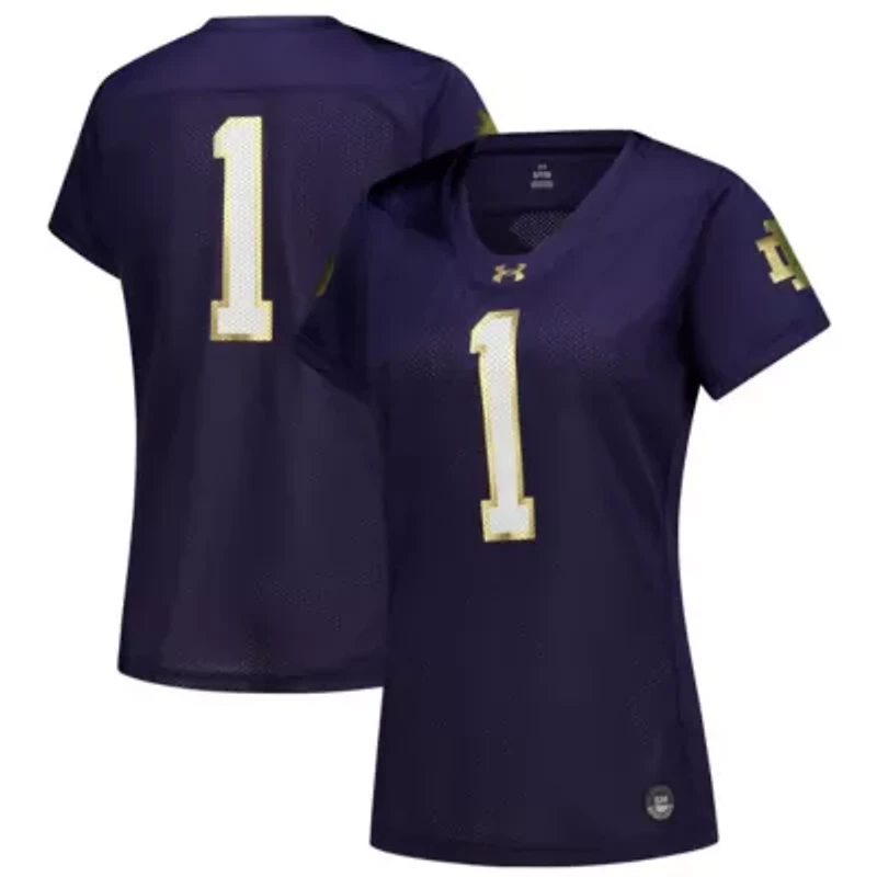 NCAA Under Armour Notre Dame Fighting Irish #1 Replica Football Jersey