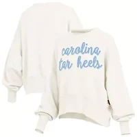 NCAA North Carolina Tar Heels Oversized Chelsea Waist Length Pullover Sweatshirt