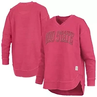 NCAA Ohio State Buckeyes Westin Poncho V-Neck Pullover Sweatshirt