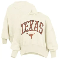 NCAA Texas Longhorns Oversized Waist-Length Crewneck Sweatshirt