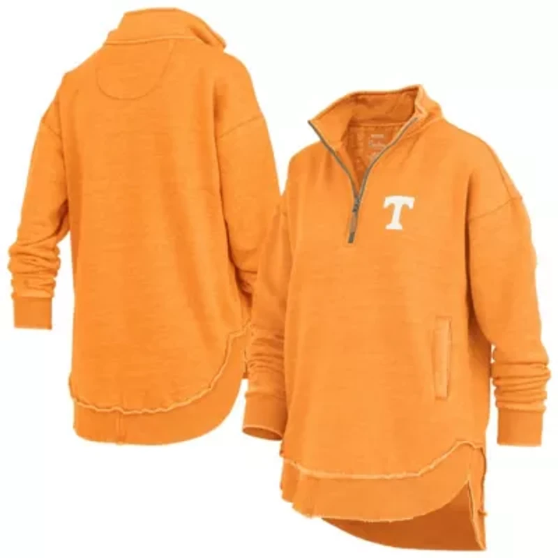 NCAA Tennessee Volunteers Northfork Sojourn Poncho Quarter-Zip Sweatshirt