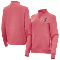MLB Seattle Mariners Crush Stars and Stripes Team Logo Quarter-Zip Pullover Top