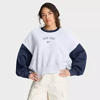 Boston Red Sox MLB Nike Oversized High Hip Fleece Sweatshirt