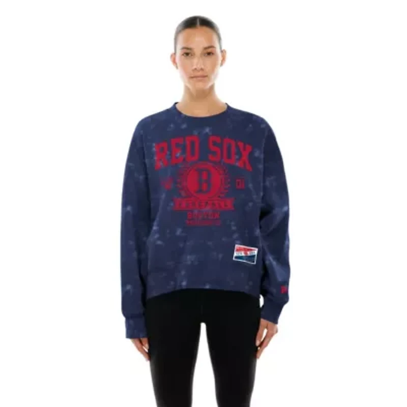 Boston Red Sox MLB Throwback Oversized Boxy Sweatshirt