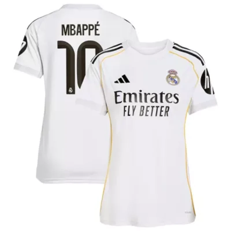 International Clubs Kylian Mbappé Real Madrid 2025/26 Home Replica Player Jersey