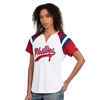 MLB Philadelphia Phillies Game On Notch Neck Raglan T-Shirt