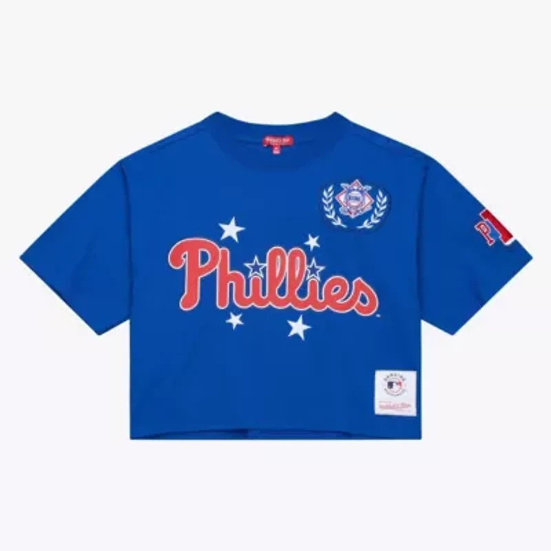 MLB Philadelphia Phillies Pep Rally Cropped Boxy T-Shirt