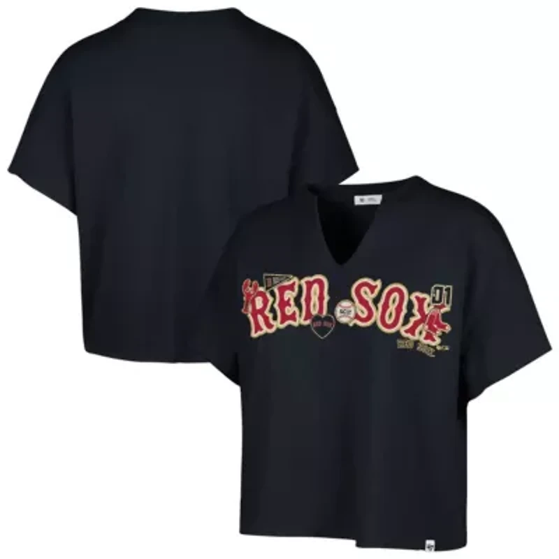 Boston Red Sox MLB x Lane Oversized Notch Neck T-Shirt