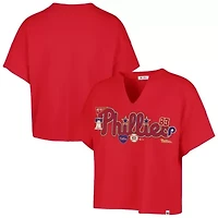 MLB x Lane Philadelphia Phillies Oversized Notch Neck T-Shirt