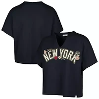 MLB x Lane New York Yankees Oversized Notch Neck T-Shirt