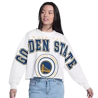 NBA Golden State Warriors Bleachers Cropped French Terry Sweatshirt