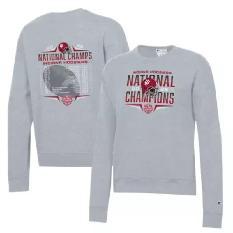 NCAA Unisex Indiana Hoosiers Football Playoff 2025 National s Schedule Sweatshirt