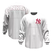 MLB Fanatics New York Yankees Baseball Stitch Long Sleeve T-Shirt