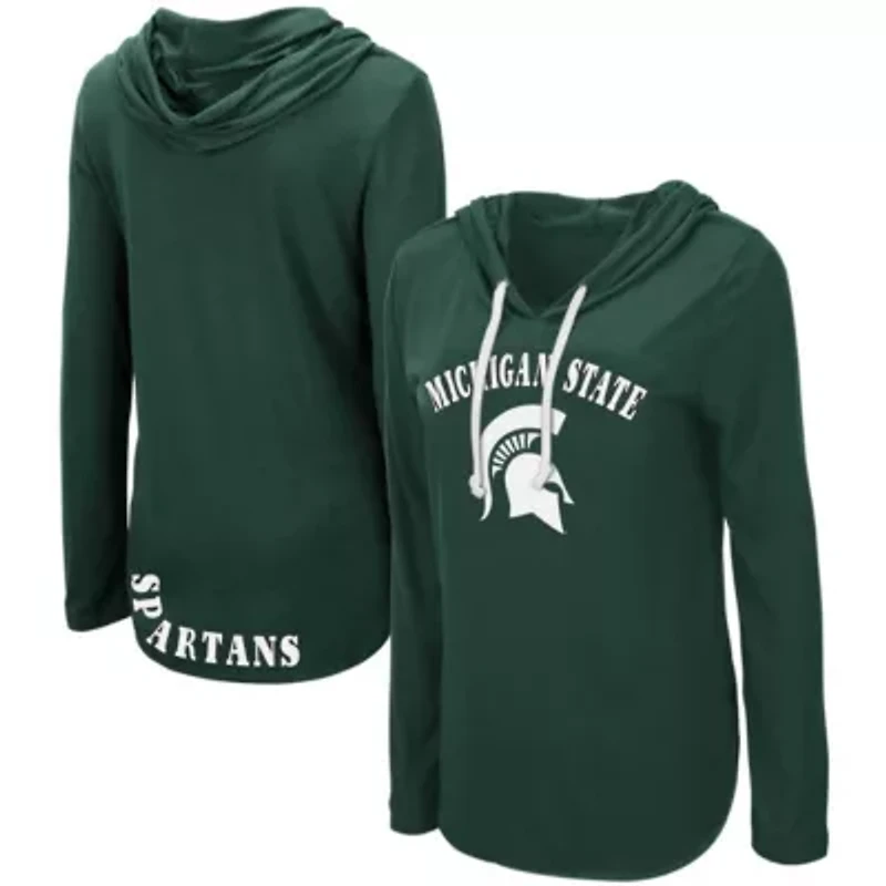 NCAA Michigan State Spartans My Lover Lightweight Hooded Long Sleeve T-Shirt