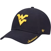 NCAA West Virginia Mountaineers Miata Clean Up Logo Adjustable Hat