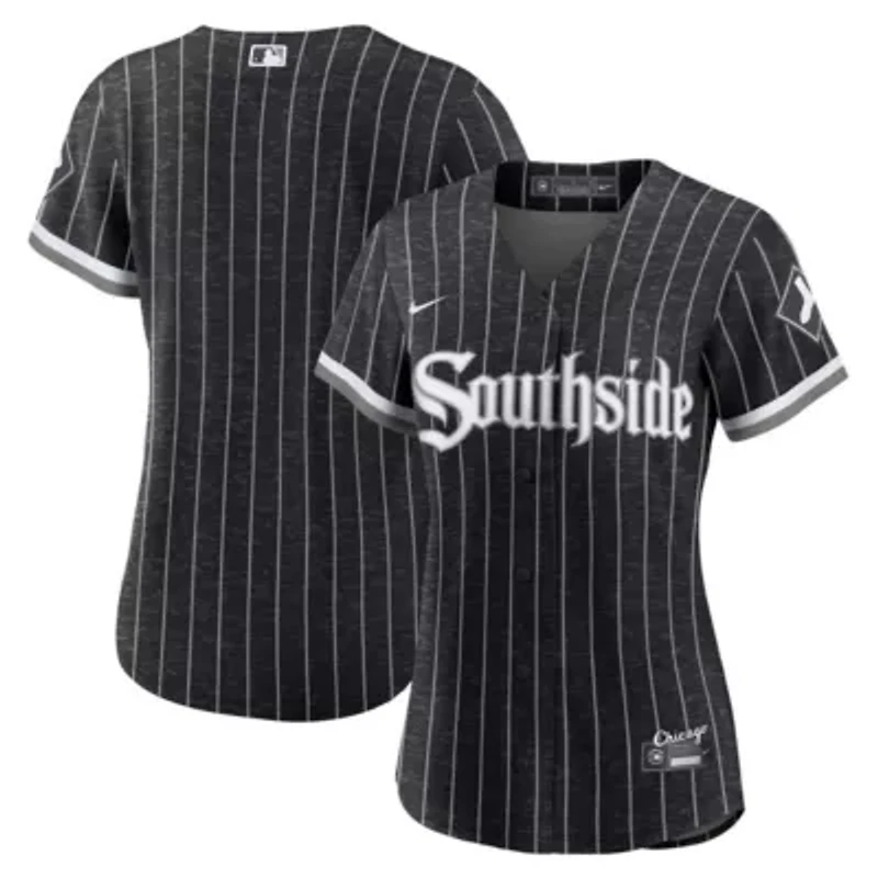 Chicago White Sox MLB Nike Black/Anthracite City Connect Replica Jersey