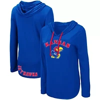 NCAA Kansas Jayhawks My Lover Lightweight Hooded Long Sleeve T-Shirt