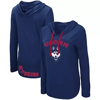Connecticut Huskies NCAA UConn My Lover Lightweight Hooded Long Sleeve T-Shirt