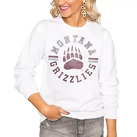 NCAA Montana Grizzlies Oversized Vintage Days Perfect Crew Sweatshirt