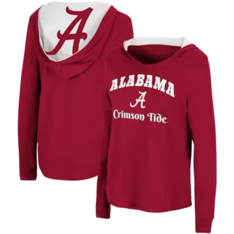 Alabama Crimson Tide NCAA Catalina Hoodie Long Sleeve T-Shirt