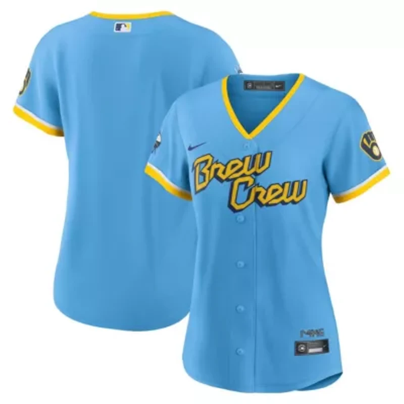 MLB Nike Powder Milwaukee Brewers City Connect Replica Team Jersey