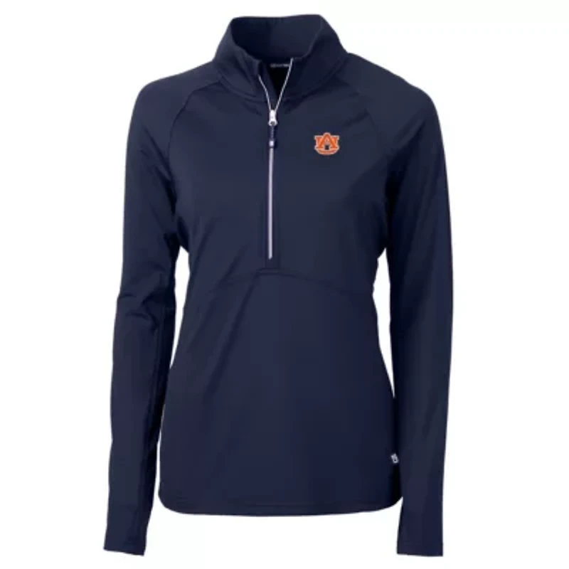 NCAA Auburn Tigers Adapt Eco Knit Half-Zip Pullover Jacket