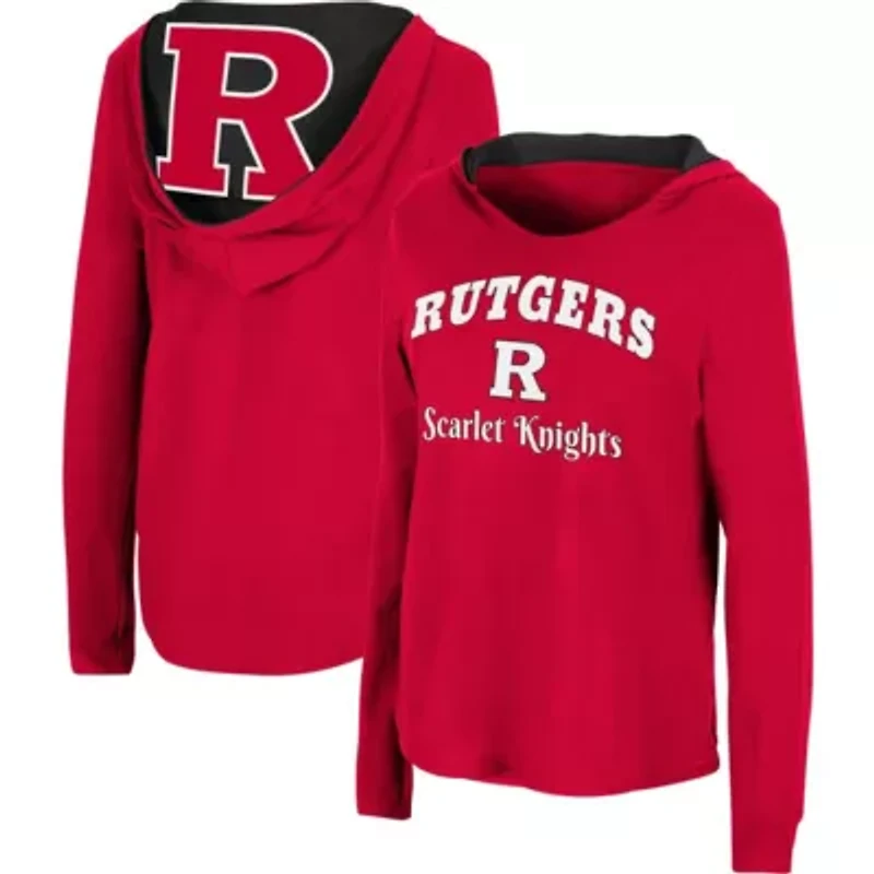 Rutgers Scarlet Knights NCAA Catalina Hoodie Long Sleeve T-Shirt