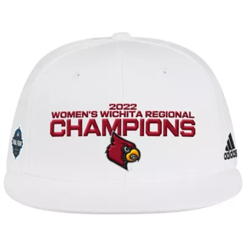 NCAA Louisville Cardinals 2022 NCAA Basketball Tournament March Madness Final Four Regional s Locker Room Adjustable Hat