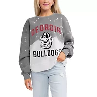 NCAA Georgia Bulldogs Twice As Nice Faded Crewneck Sweatshirt