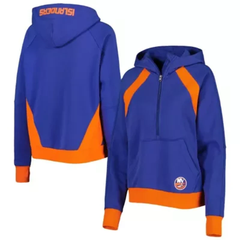 NHL New York Islanders Wishbone Half-Zip Hoodie