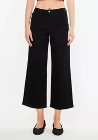Shea Essentials High Rise Cropped Wide Leg Jeans