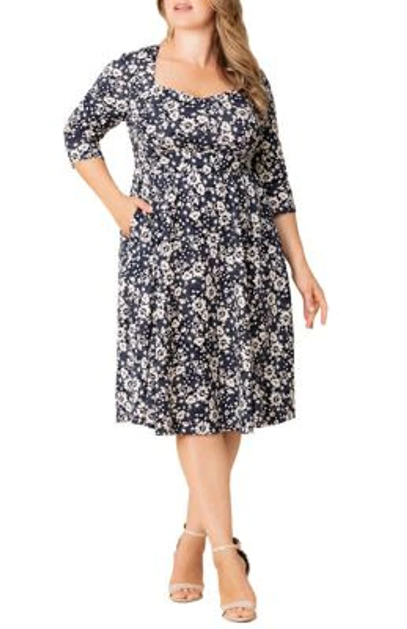 Women's Plus Royal Sweetheart Cocktail Dress