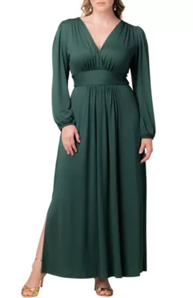 Women's Plus Kelsey Long Sleeve Maxi Dress