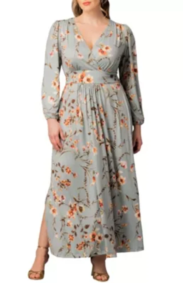 drapey softstreme long sleeve maxi dress Drapey Softstreme Long-Sleeve Maxi Dress